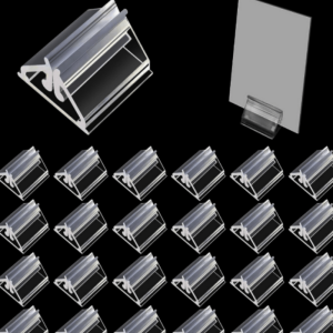 Forty Acrylic Display Stands, Suitable for Holding Photos and Business Cards, Ideal for Office Workstations, Exhibitions, Parties, and as Mini Storage Solutions for Home Offices