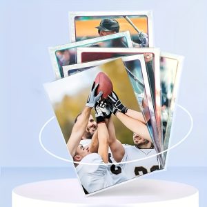 100 Soft Card Sleeves, 2 5/8 X 3 5/8 Inches (67x94mm), Perfectly Suitable for Sports Cards