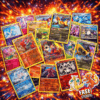 25 Pokémon Cards Holo Card Bundle | FREE STICKERS | Authentic