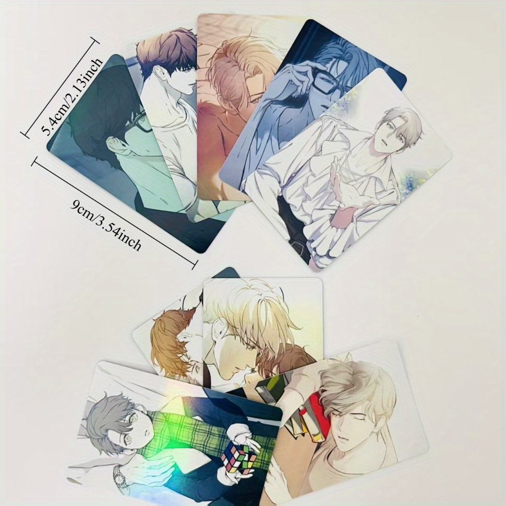 50pcs of Korean Anime Lomo Cards, Korean Popular Comic Cards, Double-sided Anime Printed Cards, Cartoon Design, Korean Comic Nerd Project Peripheral Cards, Comic Collection Cards, Anime Accessories, Perfect Gifts for Anime Lovers - Image 3