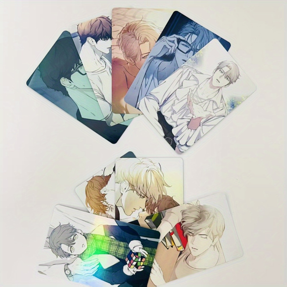 50pcs of Korean Anime Lomo Cards, Korean Popular Comic Cards, Double-sided Anime Printed Cards, Cartoon Design, Korean Comic Nerd Project Peripheral Cards, Comic Collection Cards, Anime Accessories, Perfect Gifts for Anime Lovers - Image 2