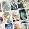 50pcs of Korean Anime Lomo Cards, Korean Popular Comic Cards, Double-sided Anime Printed Cards, Cartoon Design, Korean Comic Nerd Project Peripheral Cards, Comic Collection Cards, Anime Accessories, Perfect Gifts for Anime Lovers